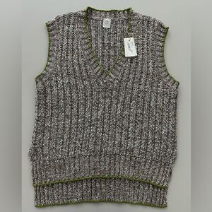 NWT Eleventy Light Grey Vest Size M